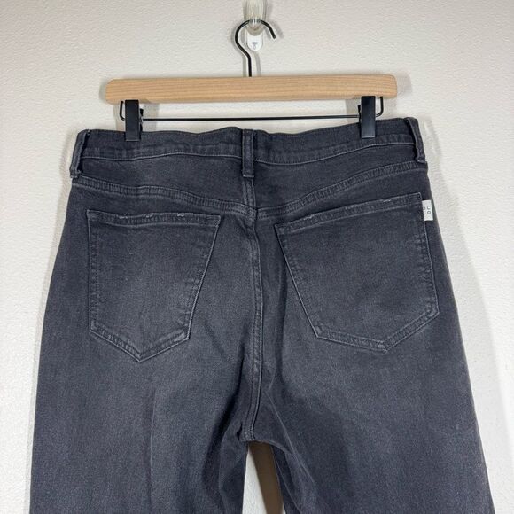 Oliver Logan Crosby Relaxed Taper Jeans Black Wash Boyfriend Fit Size 31 - Picture 6 of 11